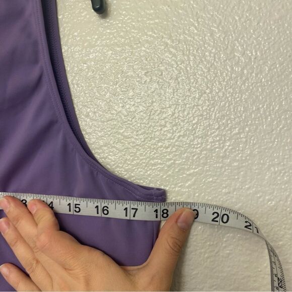 WEISSMAN solo Dance lavender purple Costume lyrical Scallop Hem Dress LA adult - Picture 7 of 12